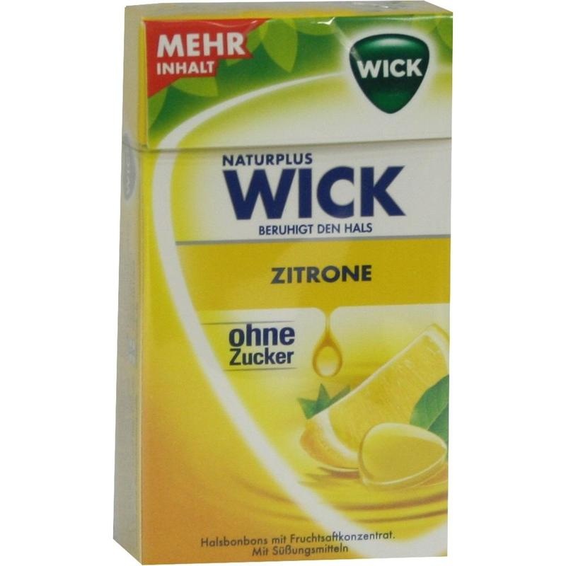WICK Zitrone Bonbons o.Zucker