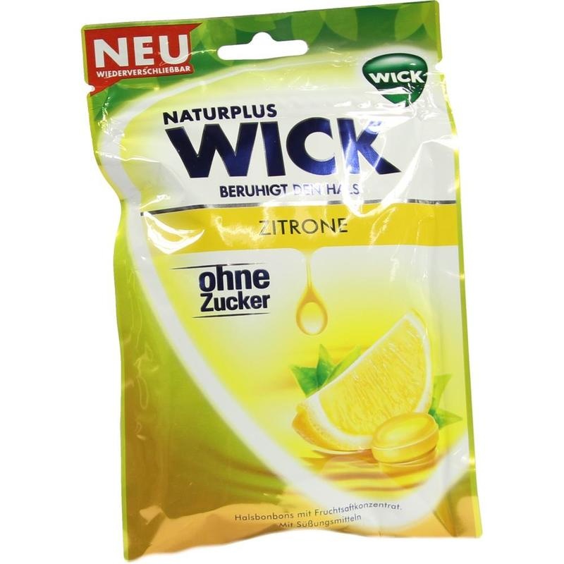WICK Zitrone Bonbons o.Zucker
