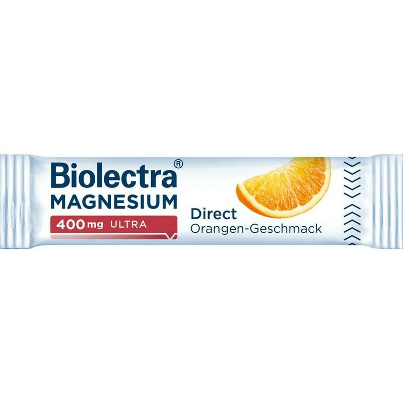 BIOLECTRA Magnesium 400 mg ultra Direct Orange
