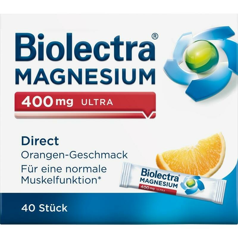 BIOLECTRA Magnesium 400 mg ultra Direct Orange