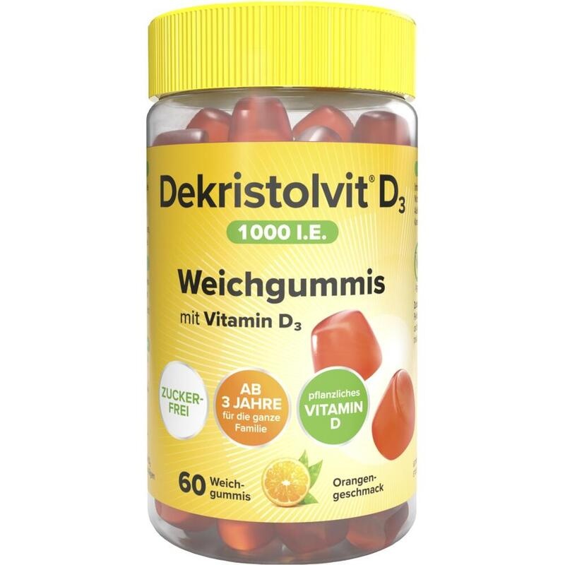 DEKRISTOLVIT D3 1000 I.E. Weichgummis